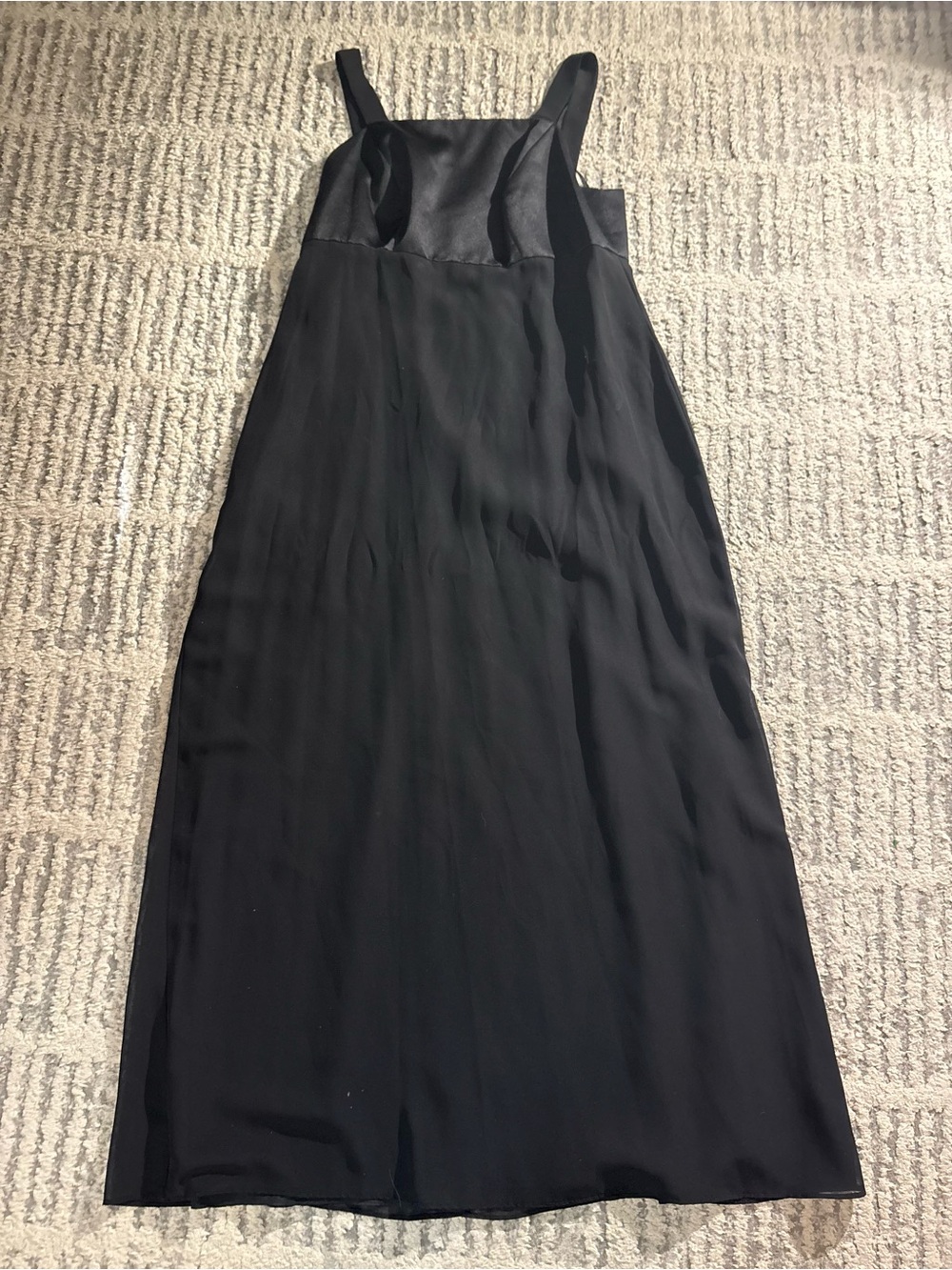 Vintage papell boutique evening black elegant long dress gown size 18W